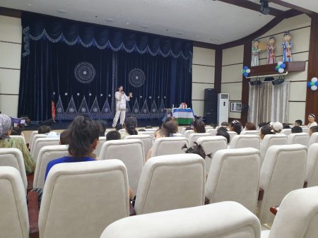 10-avgust kuni bo'lib o'tgan "Shumtaka g'ozcha" spektakli namoyishi